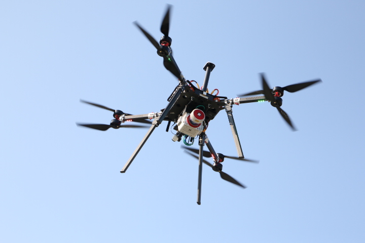 ドローン型3Dレーザー2号機導入!!の画像