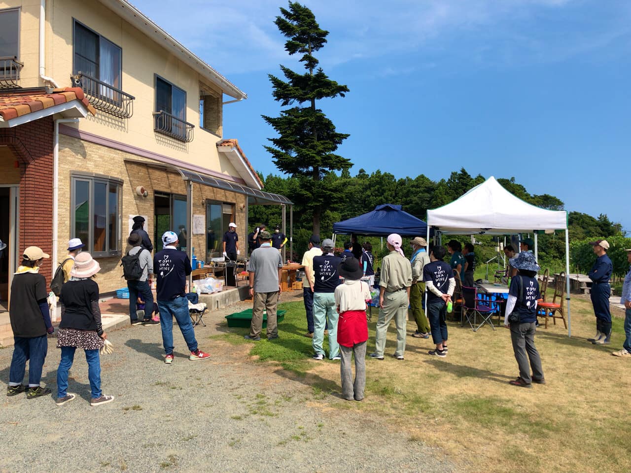 富岡ワイン栽培＆BBQ（CSR活動）の画像