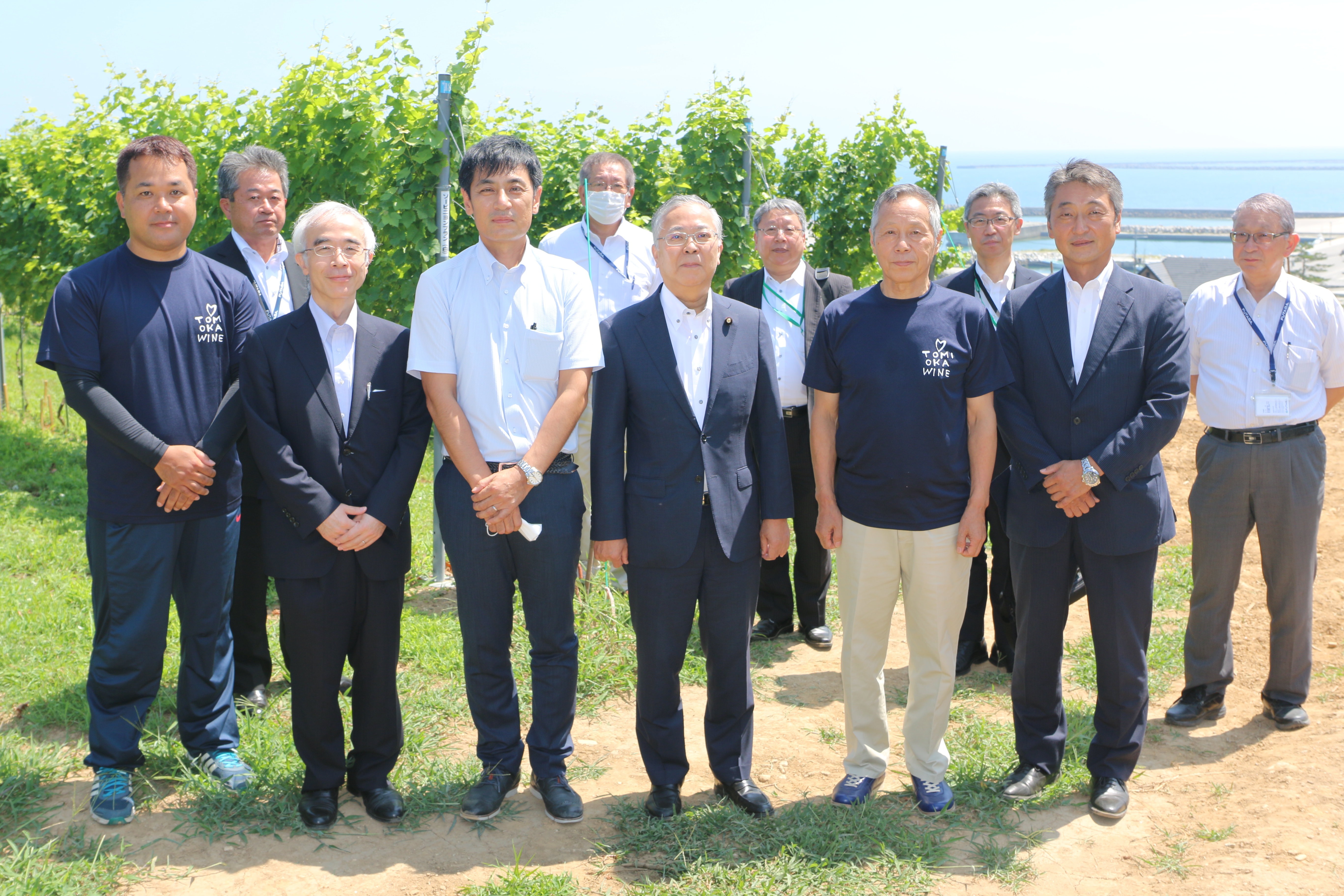 横山復興副大臣が来社されましたの画像
