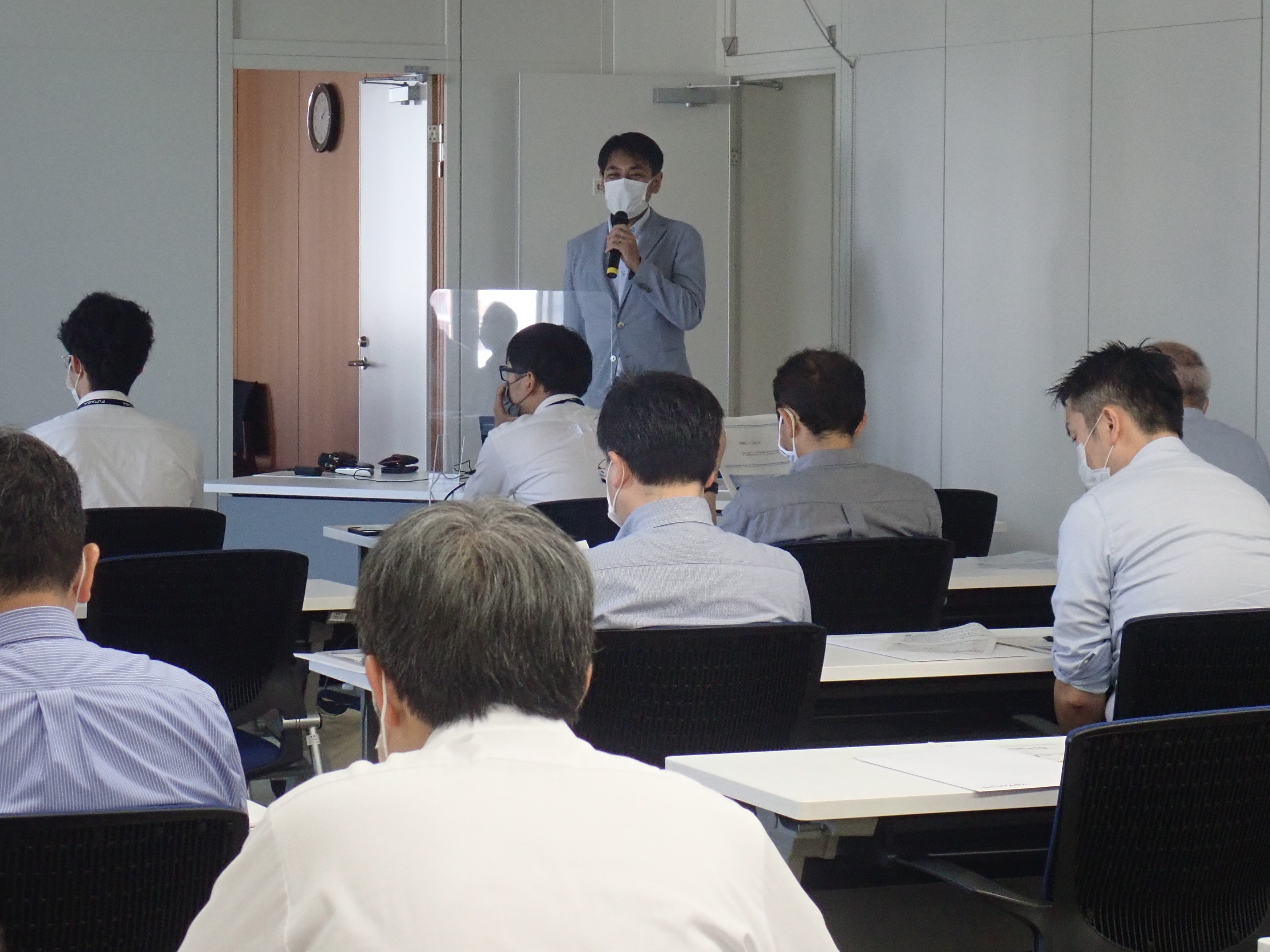 福島復興再生局にて遠藤社長講演の画像