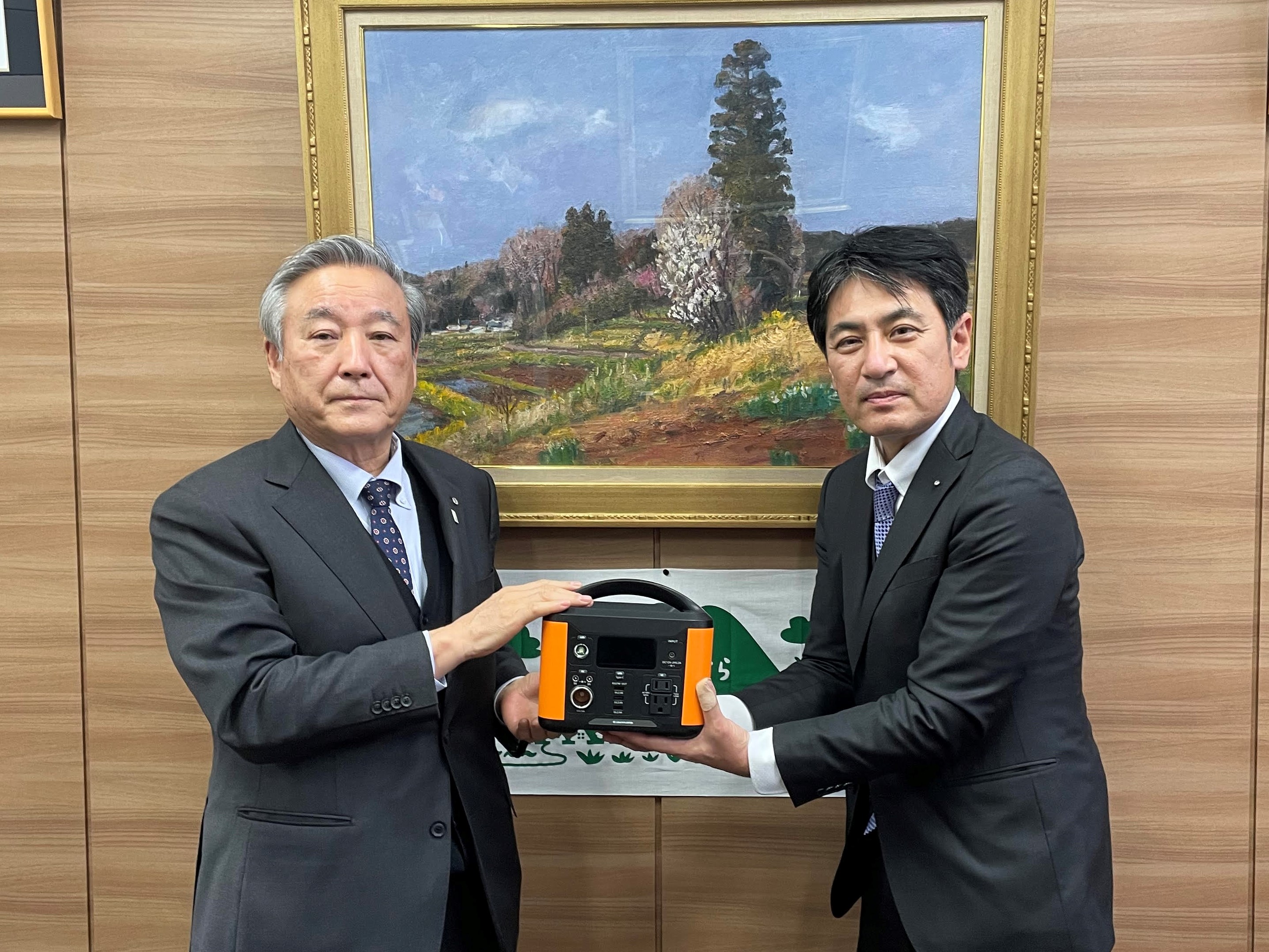 大玉村へ表敬訪問を行いました。の画像