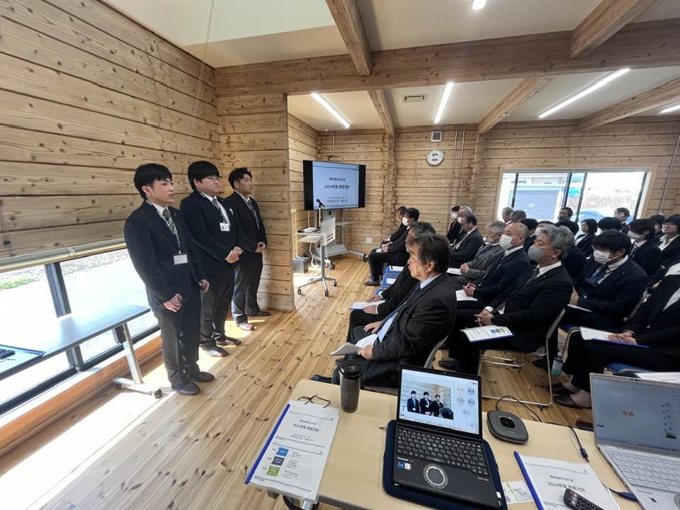 株式会社ふたばの入社式の画像
