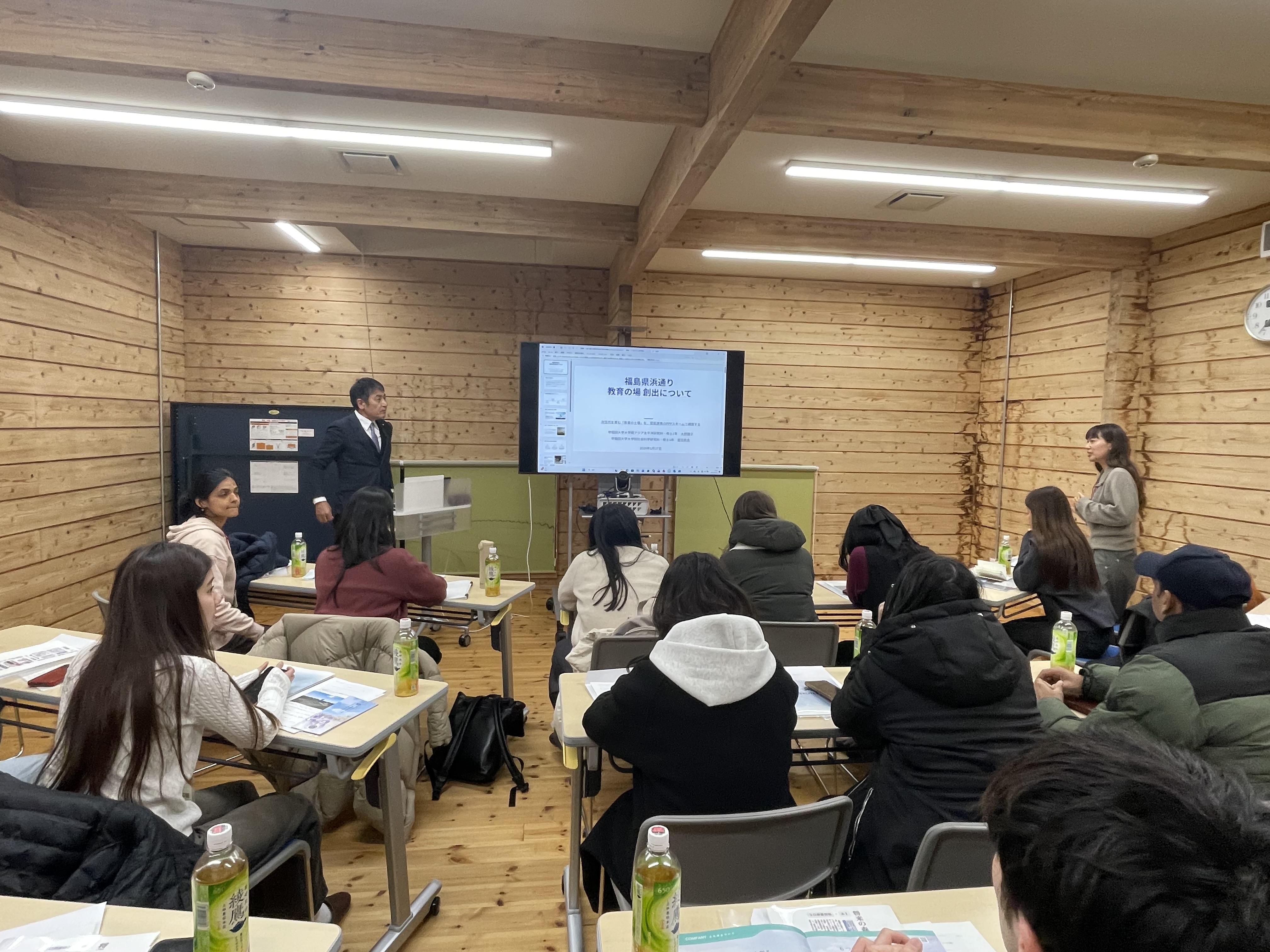 早稲田大学ふくしま浜通り未来創造リサーチセンター主催「福島研修」で社長が講演を行いましたの画像